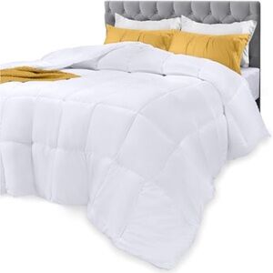 Utopia Bedding Down Alternative Comforter Twin, White All Season Comforter NWT